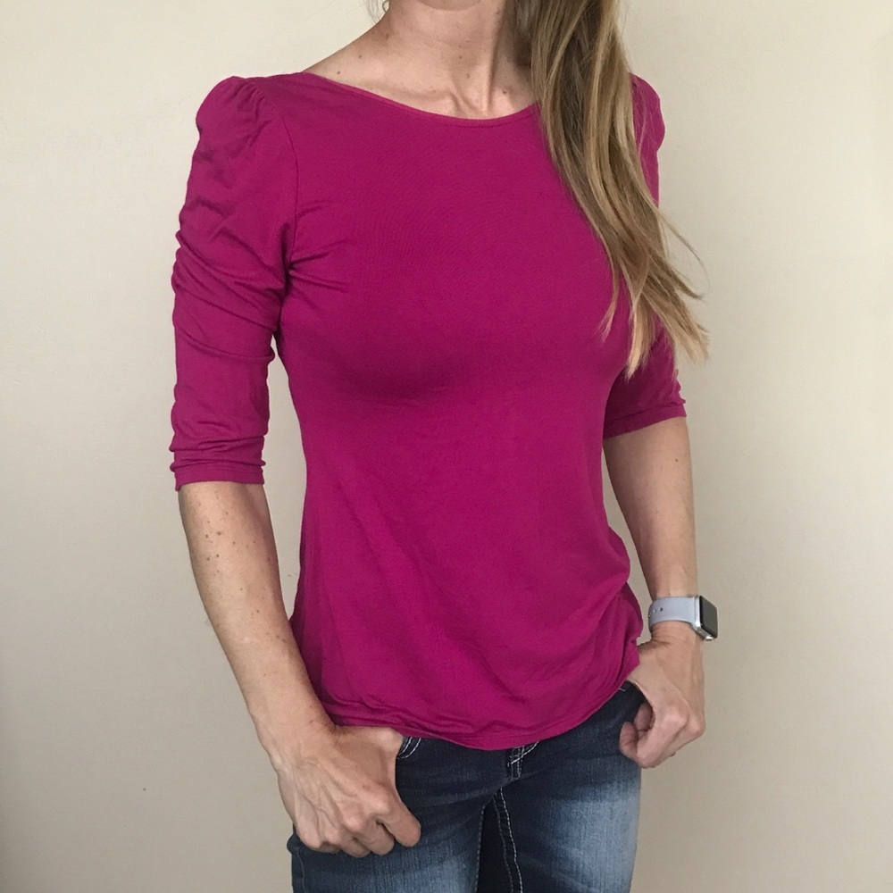 Very Flattering 3/4 Length Top